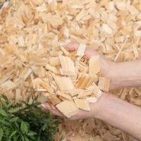 Natural wood chip mulch 20-40mm BASTEJI